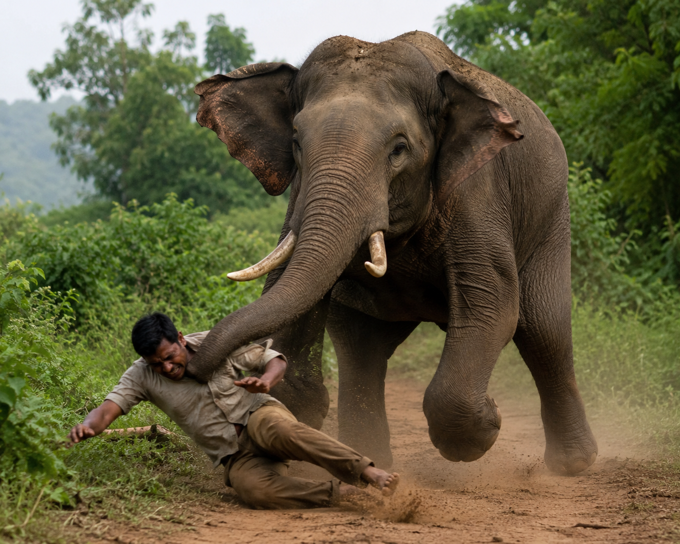 Man elephant conflict in Odisha