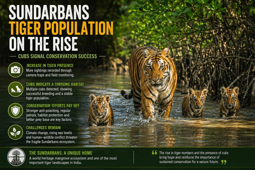 Sundarbans Tiger Population on the Rise as Cubs Signal Conservation&nbsp;Success