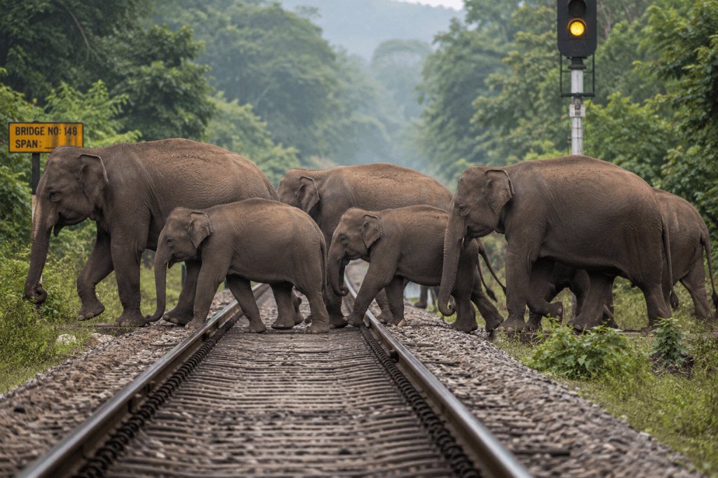 AI Gives Elephants a Safer Passage on Tamil Nadu’s Railway&nbsp;Tracks