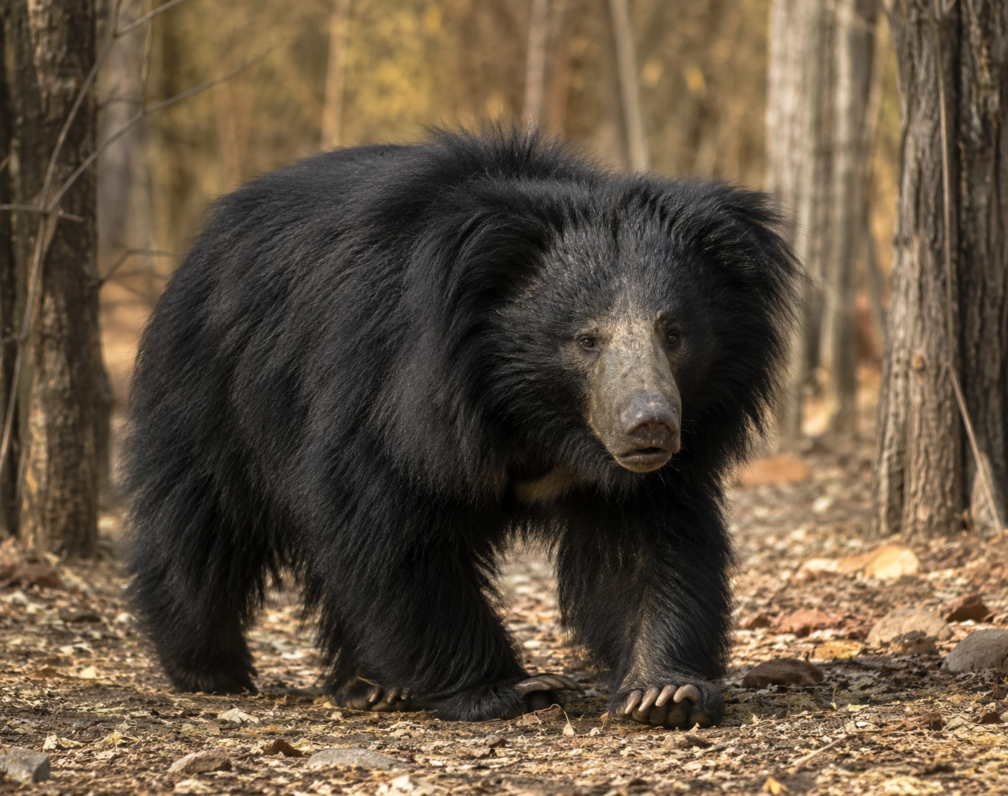 Sloth Bear Killed, Mutilated in Suspected Occult Ritual in Madhya Pradesh