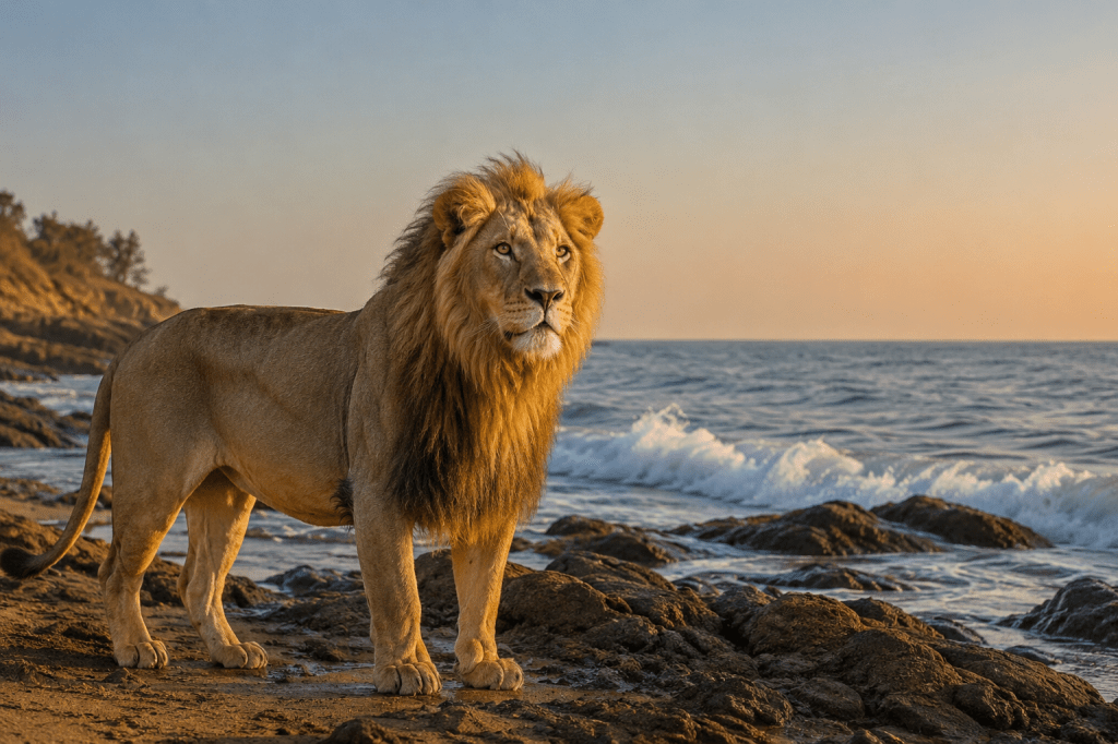 Study Challenges Long-Held Belief on Gujarat’s Coastal Asiatic Lions&nbsp;🦁