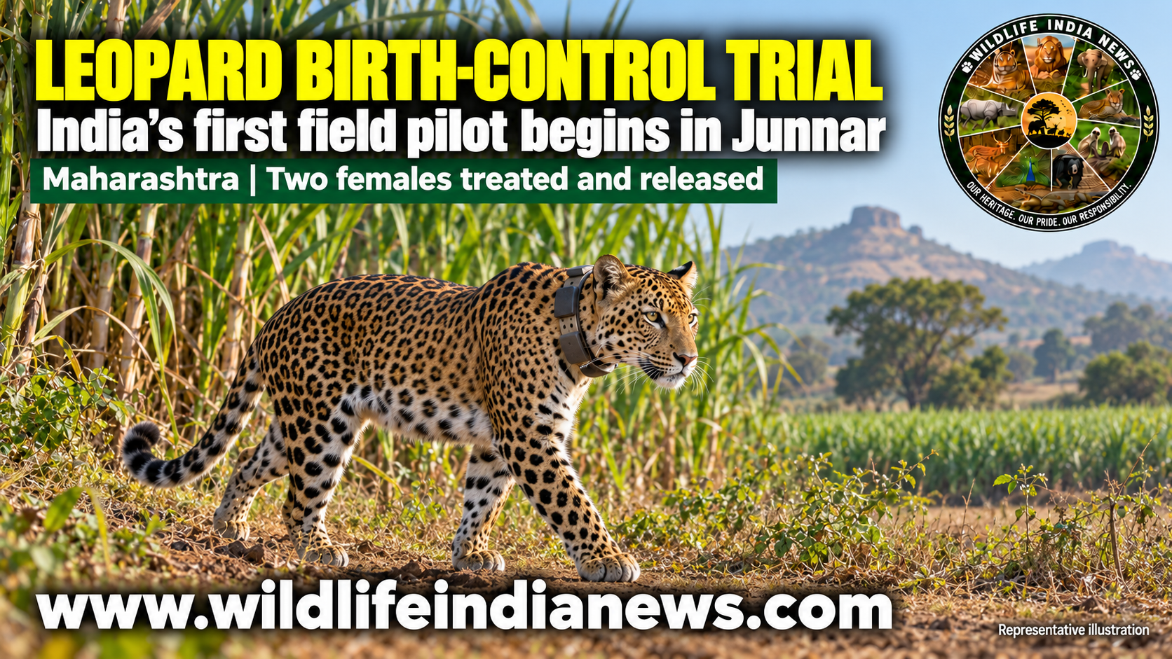 Junnar Begins India’s First Field Trial of Leopard Birth-Control Treatment
